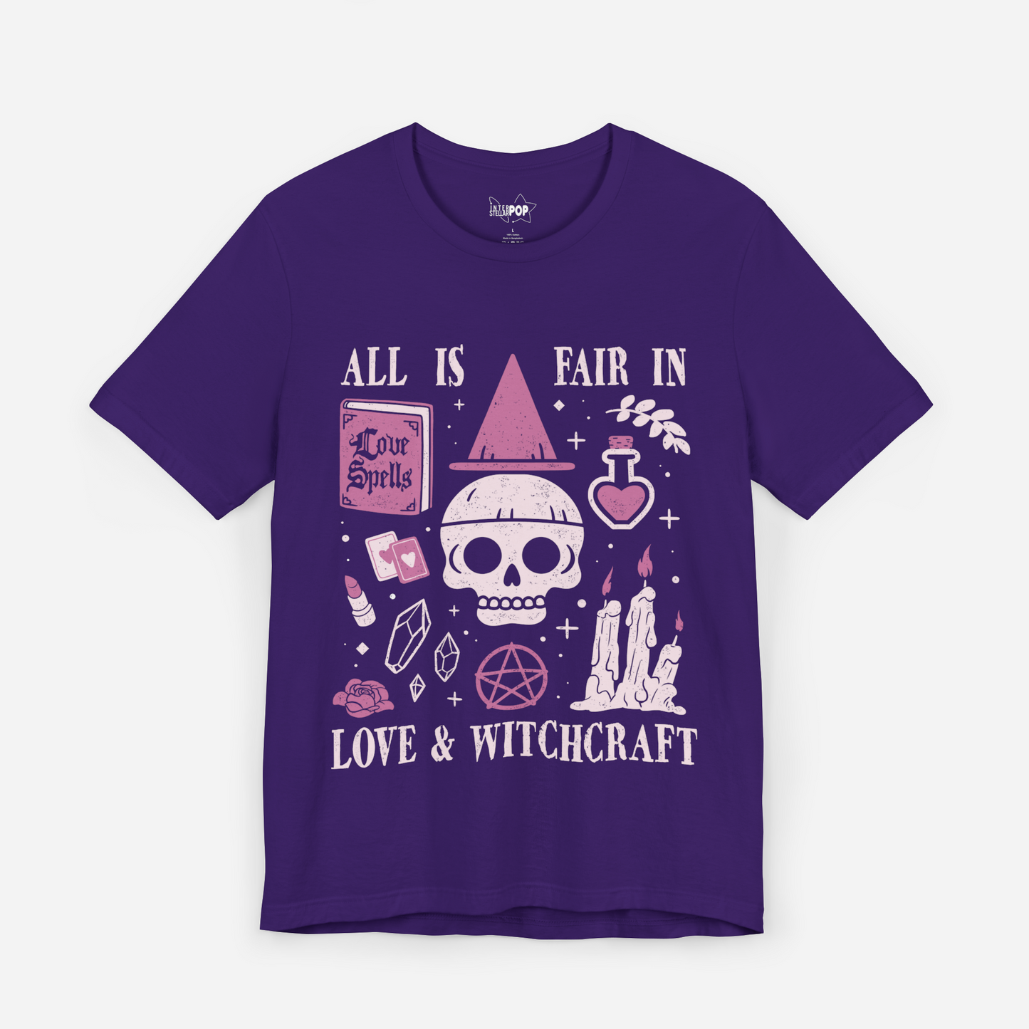 All Is Fair In Love And Witchcraft, Witchy Valentine T-shirt